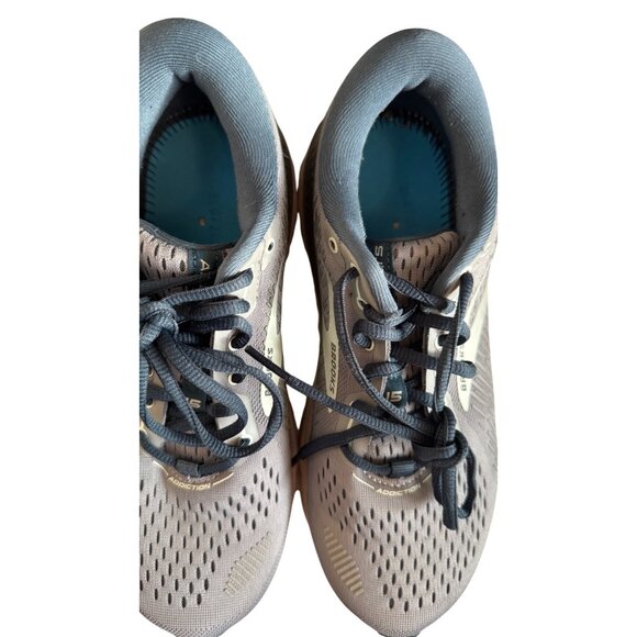 Brooks Addiction GTS 15 Running  Women's Shoes Size 9 Gray & Blue.NO INSOLES - Picture 6 of 13